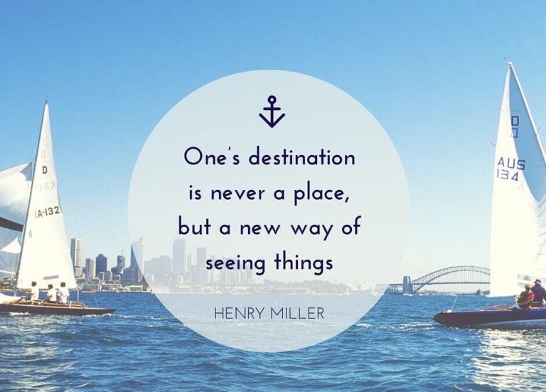 making a travel habit