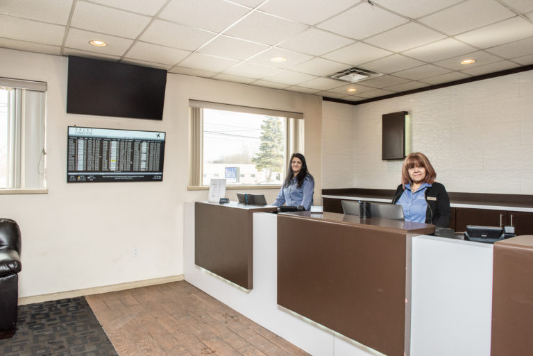 Reception Desk at Valet Connections DTW ParkingValet Connections DTW Parking.