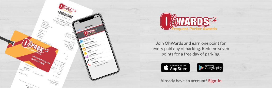 OhPark App Banner