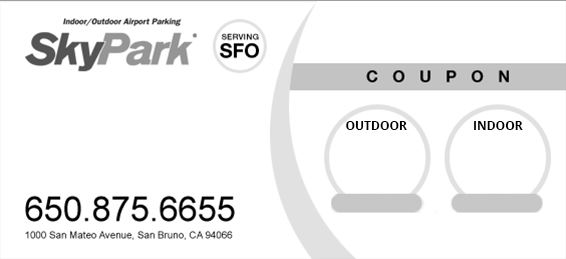 SFO Parking Coupon | SkyPark Airport Parking for SFO